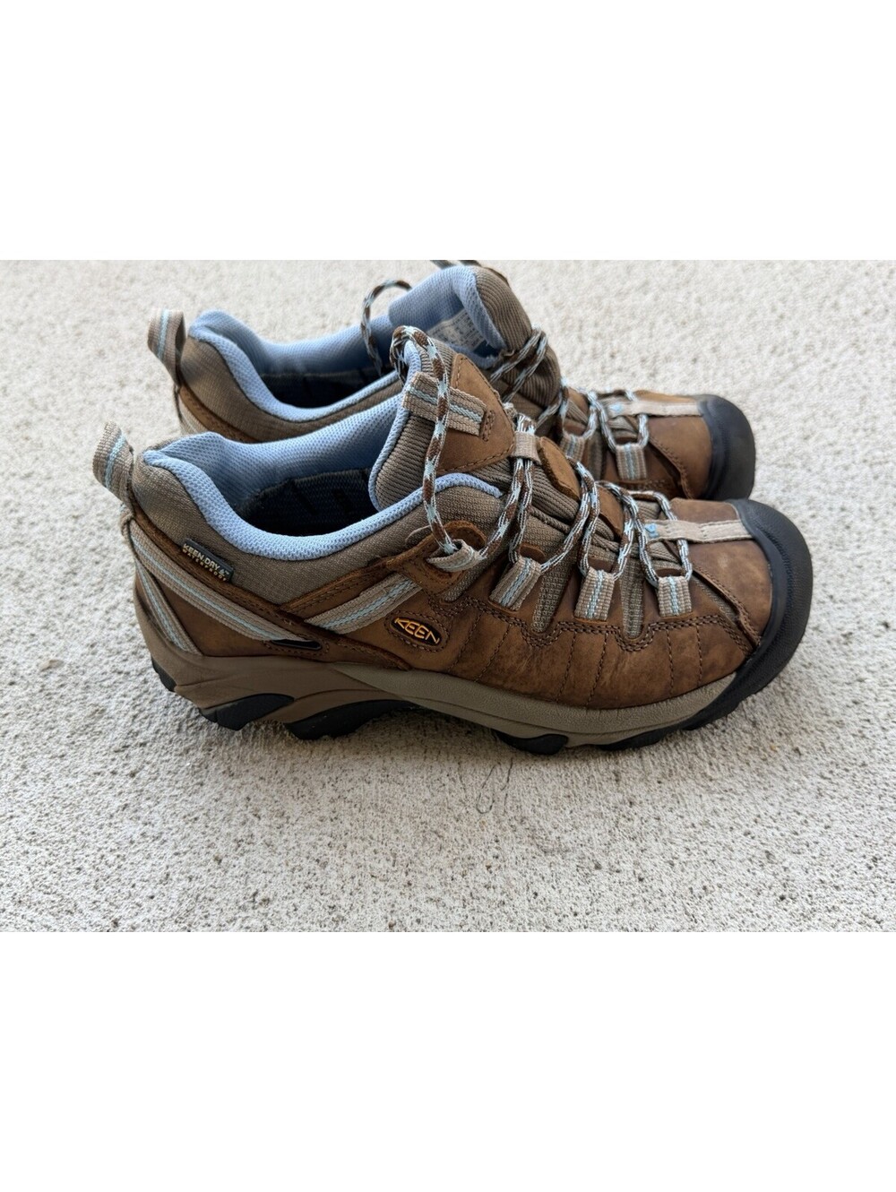 KEEN Targhee II Waterproof Hiking Shoes Women’s 8.5 Brown Leather 1004085